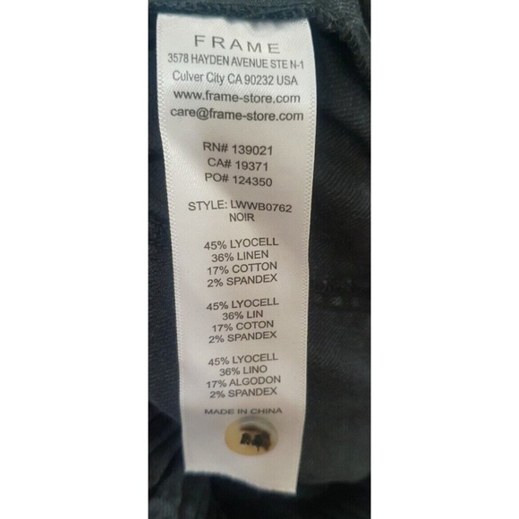 FRAME linen blend jumpsuit Size XS - Picture 15 of 15